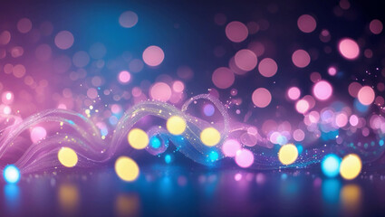 abstract background with bokeh
