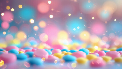 abstract background with bokeh