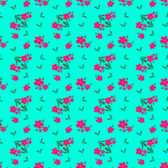 seamless pattern with flowers