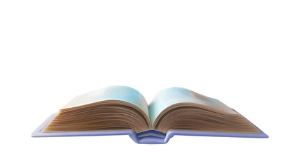 Digital book projecting floating 3D educational content