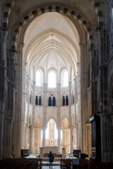  basilica Of Sainte Madeleine in Vezelay, France