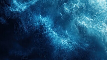 Blue technological background 4K.