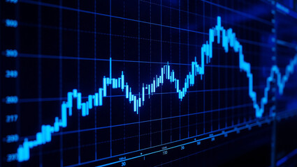Naklejka premium stock market graphs