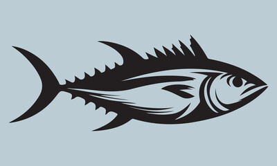 vector illustration of a fish