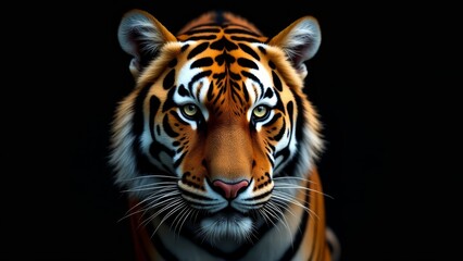 Obraz premium Portrait Of An Orange Tiger