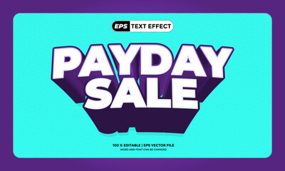 Payday Sale Text Effect Design Sale