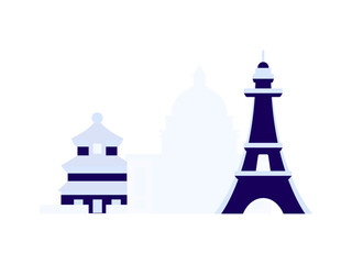 House building vector concept operation hand drawn illustration
