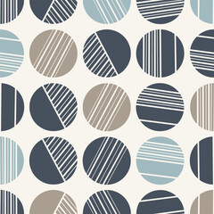 Geometry circle color seamless fabric sample. Can be used for postcards, invitations, advertising, web, textile and other.