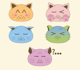 emoji koty © Nastya