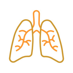 Lungs Icon Design
