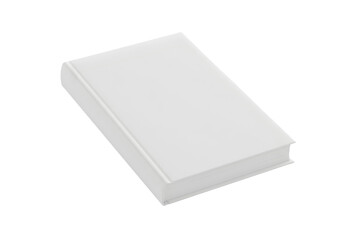 Blank White Book Mockup: Perfect for Your Design transparent background