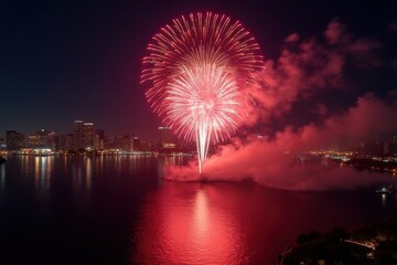 Firework Spectacle over Patriotism