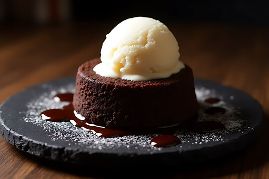 Indulging in decadent chocolate lava cake restaurant dessert photography gourmet experience