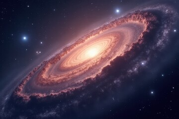 Fototapeta premium Galactic Core Images and the Cosmos's Heart