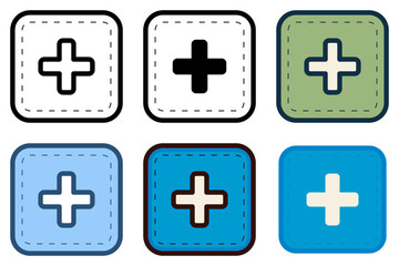 add symbol icon vector illustration