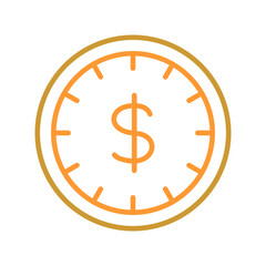 Time is Money Icon Design