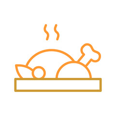 Family Dinner Icon Design