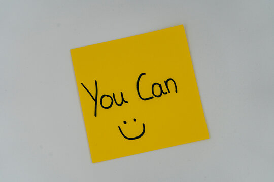 Posit You Can with white background and smiley face