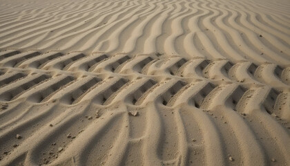 sand ripples in the sand