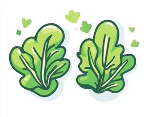 vector illustration of cucumber