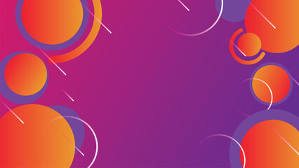 Obraz premium Colorful Gradient Geometric Vector Background