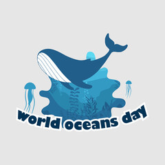 WORLD OCEANS DAY, 8 JUNE OCEANS DAY.