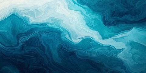 Obraz premium A serene portrayal of water textures with artistic swirls.
