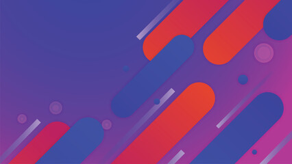Colorful Gradient Geometric Vector Background