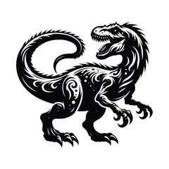 Ancient Dinosaur Vector Illustration Design