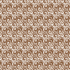 vector seamless pattern with spirals