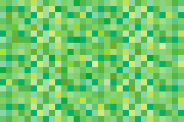 Fototapeta premium Green pixel background, backdrop, pattern, cover. Green pixel wallpaper. Vector illustration