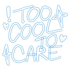 funny cute sarcastic quotes hand written illustration