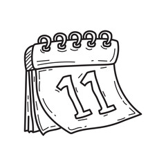 Calendar Line Art