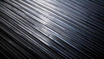 Obraz premium Geometric Pattern: A close-up shot revealing a mesmerizing pattern of parallel, textured lines, the interplay of light and shadow accentuating the depth and complexity of the design.
