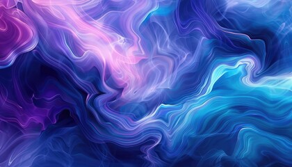 Fototapeta premium Abstract vivid colorful wave flowing express energetic texture. Seamless texture of vividness curve swirling convey sense of harmony and wonderful scene perfect for effect and graphic design. AIG61.