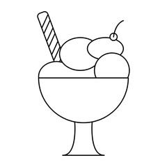 Ice Cream. Contains such icons as Ice Cream, Cone, Frozen Food, Summer, Vanilla Ice Cream, Chocolate, Cup, Snack, Dessert, Fruit