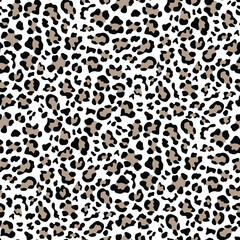 LEPAROD SEAMLESS PATTERN ON WHITE BACKGROUND
