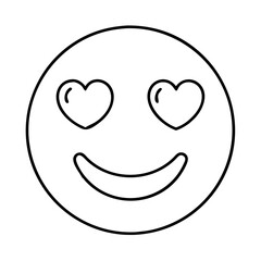heartwarming smile icon, heartwarming smile line art - simple line art of heartwarming smile, perfect for heartwarming smile logos and icons