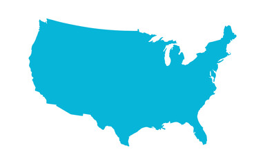 united states map with transparent background