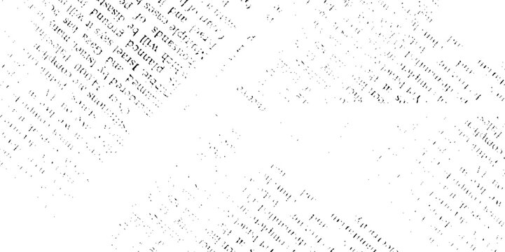 Rough vector background abstract grunge texture old vintage newspaper. Vector white and black newspaper paper grunge pattern old aged texture.