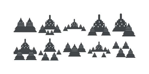 Candi Borobudur Silhouette