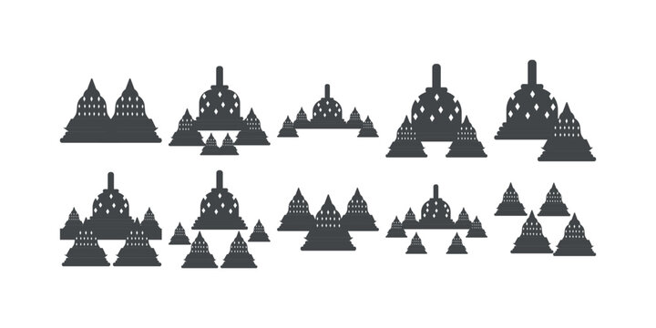 Candi Borobudur Silhouette