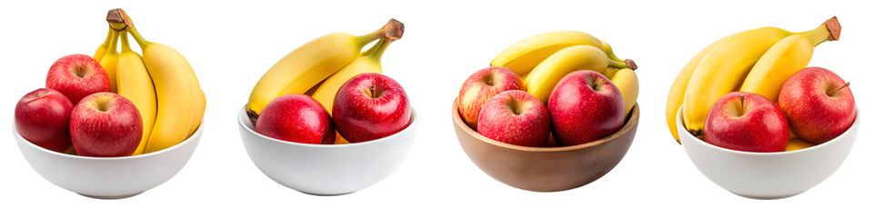 Assortment of fresh fruit in bowls