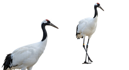 Obraz premium Japanese Red-crowned Crane Birds