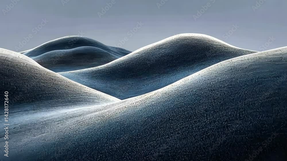Poster dramatic interplay of light and shadow across rolling hills at dusk creates a mesmerizing landscape 