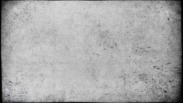 Vintage paper texture with crease, stain, grain, dust particles. Aged old page overlay effect background loop animation.