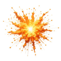 Orange_Explosion_Abstract_Art_Bright_Light