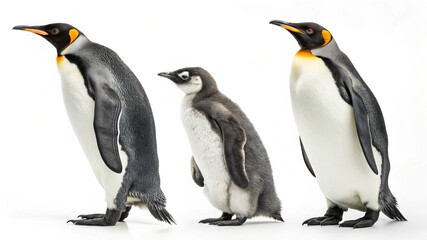 Fototapeta premium Penguin Clipart White Background 