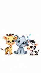 Fototapeta premium funny cartoon animal