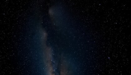 Fototapeta premium Dark Night Sky with Bright Milky Way Galaxy